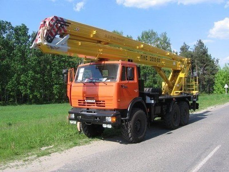 Автовышка ПКС-320.02 КамАЗ 4310 для высотных работ в Мяделе